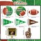 30 Pieces Football Party Decorations Football Hanging Swirl for Football Birthday Party Football Game Day Tailgate Party Supplies